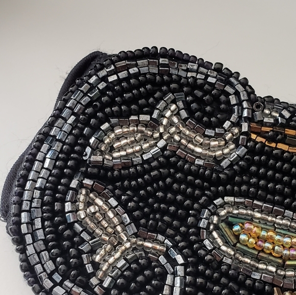 Embellished Vtg 80s 90s Beaded Stretchy Shiny Bling Belt main image 9